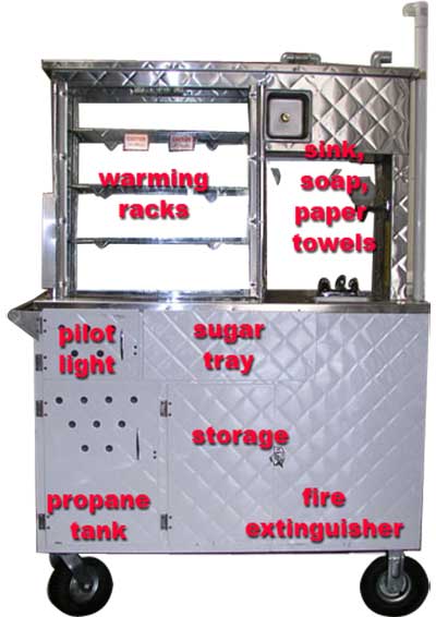 propane churro cart