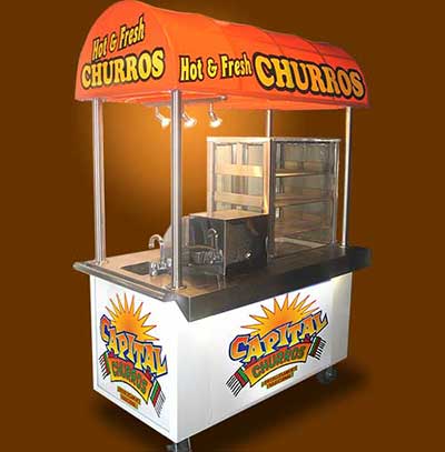 electric churro cart