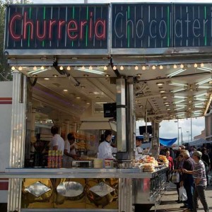 churro vendors at street fair